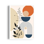 Abstract Boho Botanical Geometry - Boho Modern Wall Art