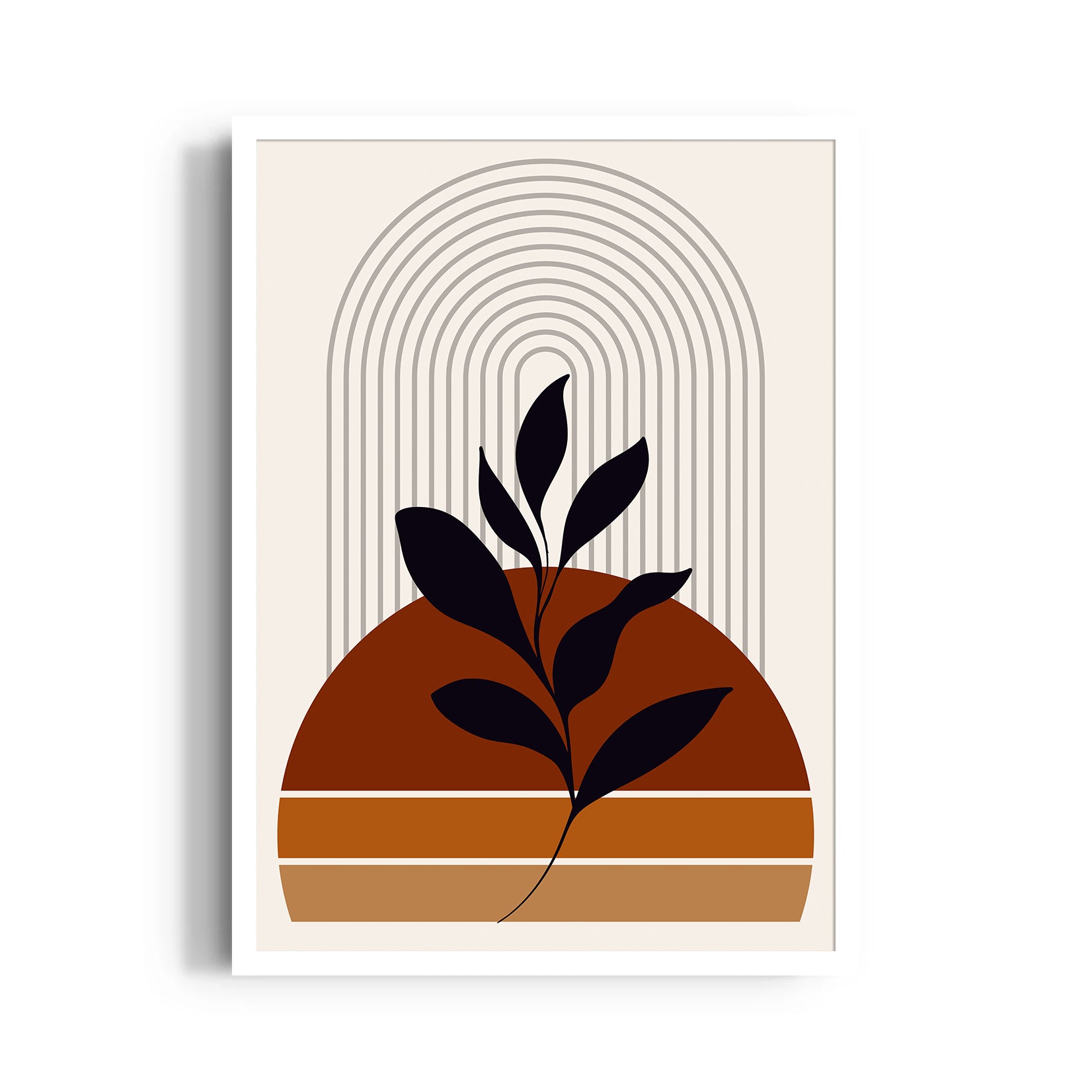 Boho Sunset Botanical Arch ??? Boho Modern Wall Art