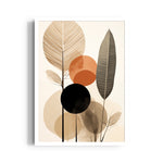 Boho Abstract Botanical Layers – Boho Modern Wall Art