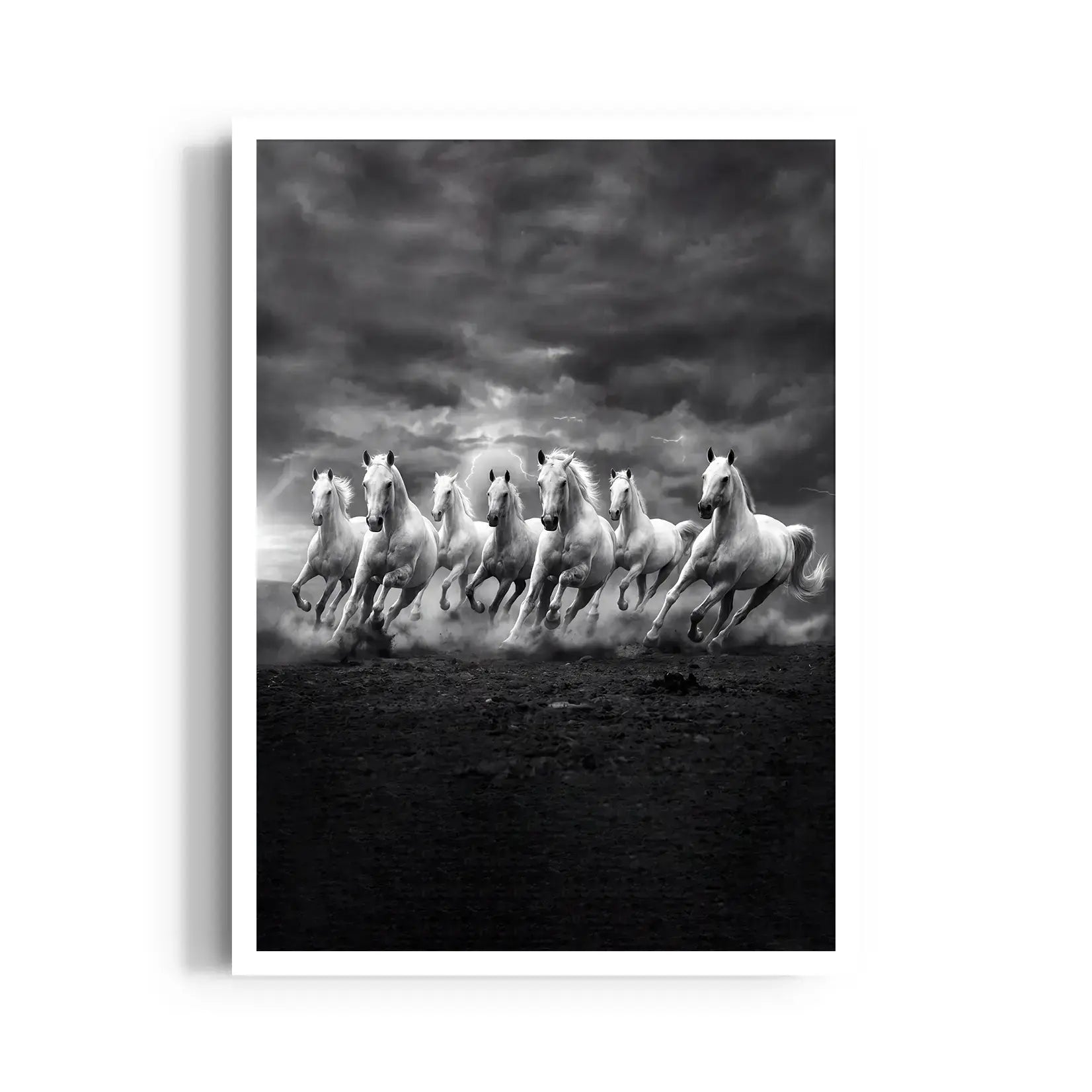 Stormchaser Gallop — 7 Horses Wall Art