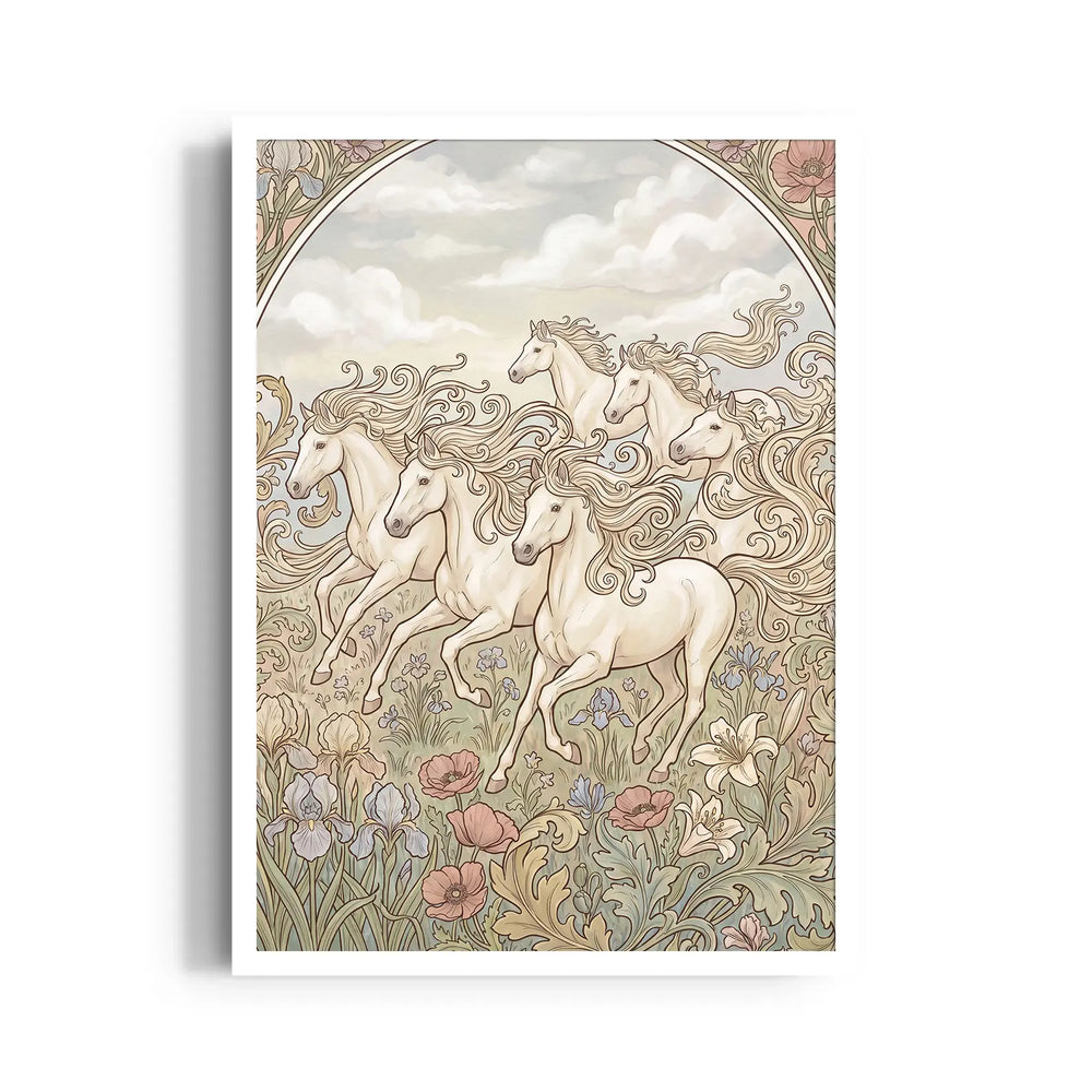 Nouveau — 7 Horses Vastu Art