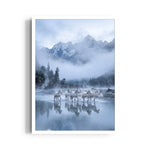 Mystic Summit Flow — 7 Horses Vastu Art