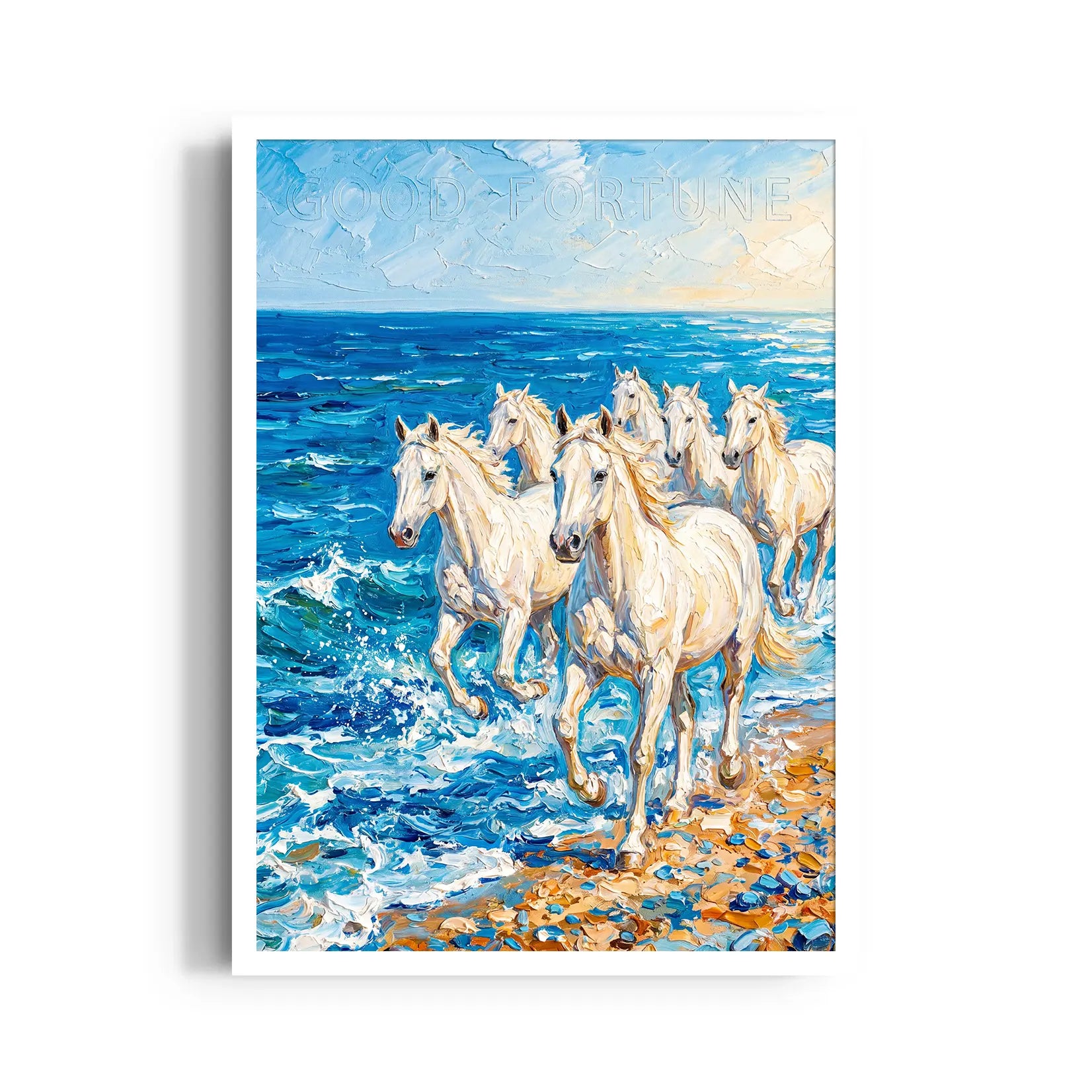 Impasto — 7 Horses Vastu Art