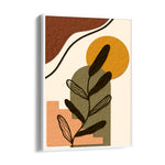 Textured Abstract Botanical Arch - Boho Modern Wall Art