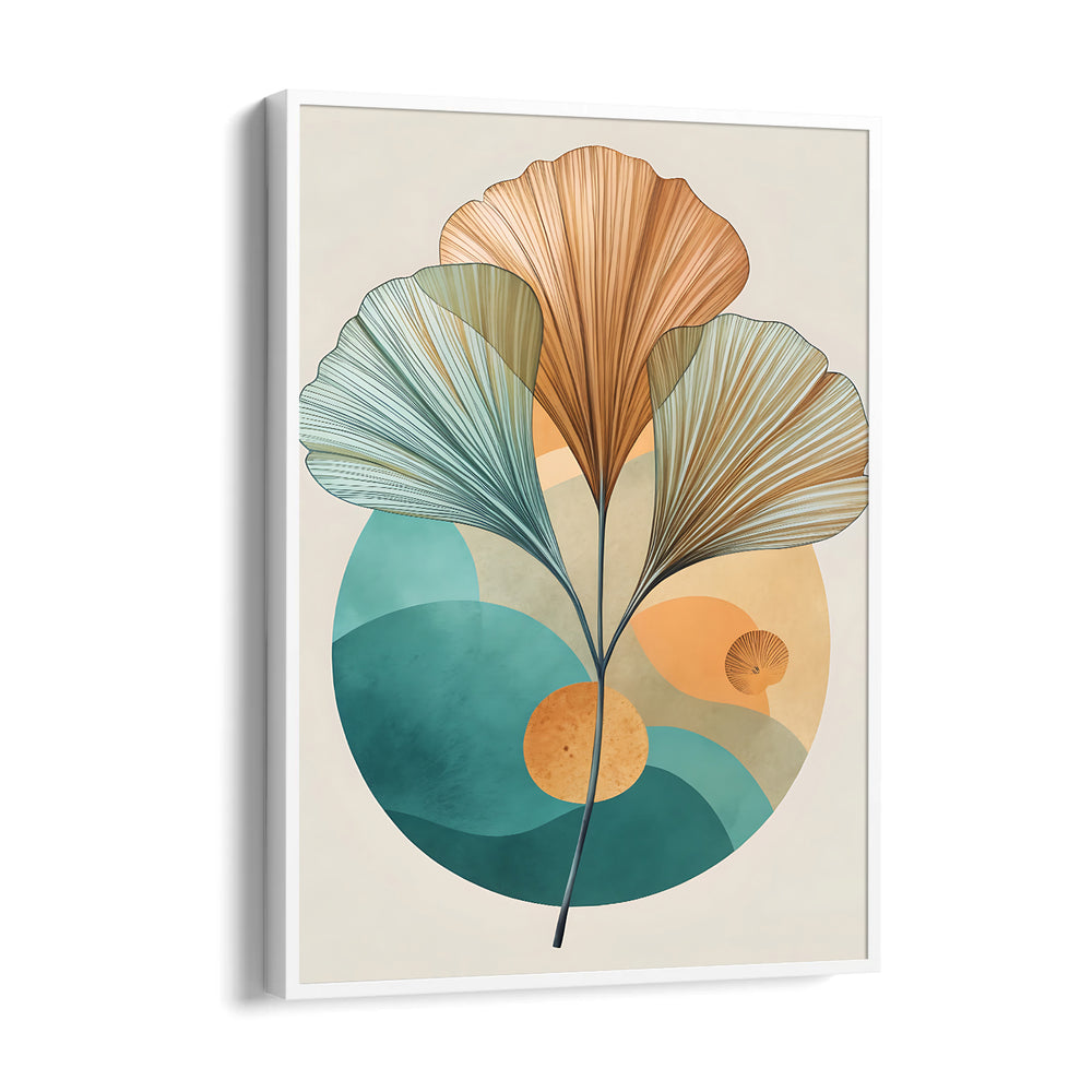 Boho Ginkgo Botanical Abstract – Boho Modern Wall Art