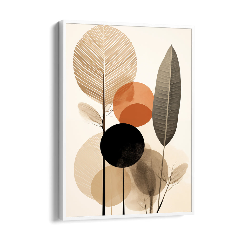 Boho Abstract Botanical Layers – Boho Modern Wall Art