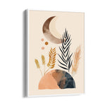 Boho Lunar Botanical Landscape - Boho Modern Wall Art