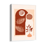 Boho Terracotta Botanical Arches - Boho Modern Wall Art