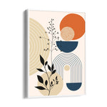 Abstract Boho Botanical Geometry - Boho Modern Wall Art