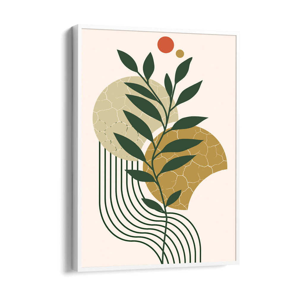 Boho Botanical Earth Shapes - Boho Modern Wall Art