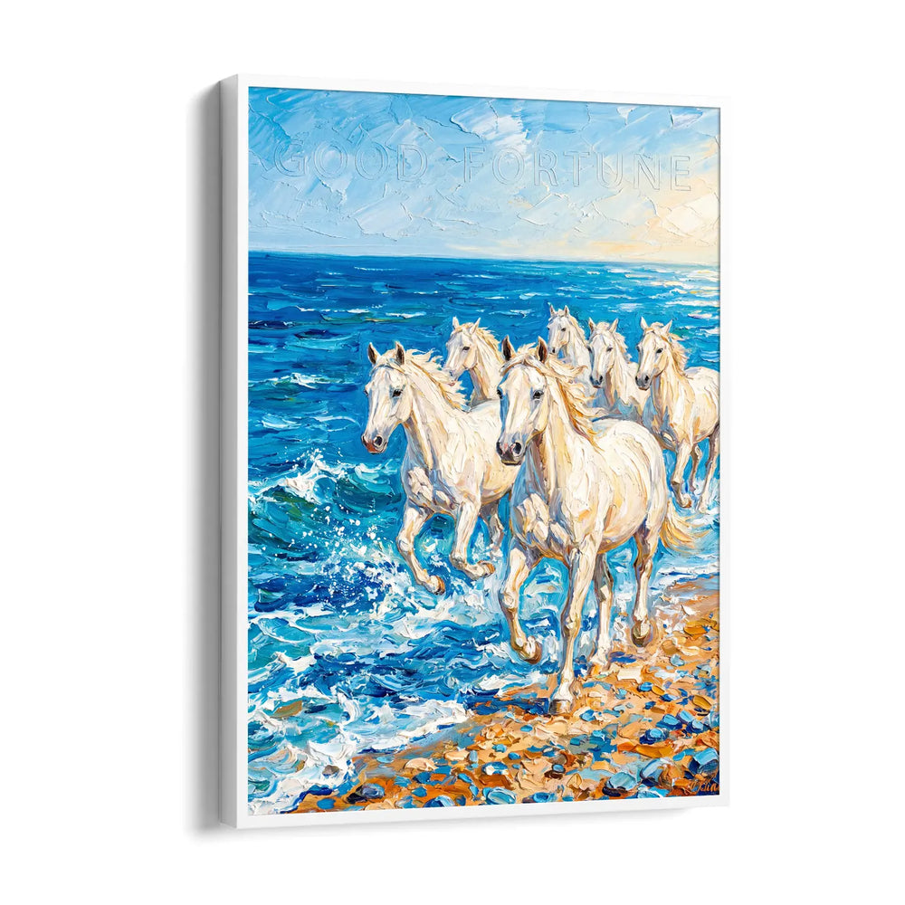 Impasto — 7 Horses Vastu Art