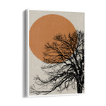 Amber Sun Bare Tree – Landscape Modern Wall Art