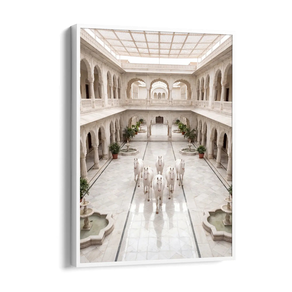 Royal Palace Serenity — 7 Horses Vastu Art