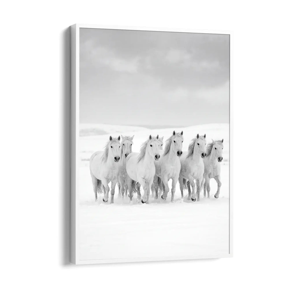 Winter Tundra Strength — 7 Horses Vastu Art