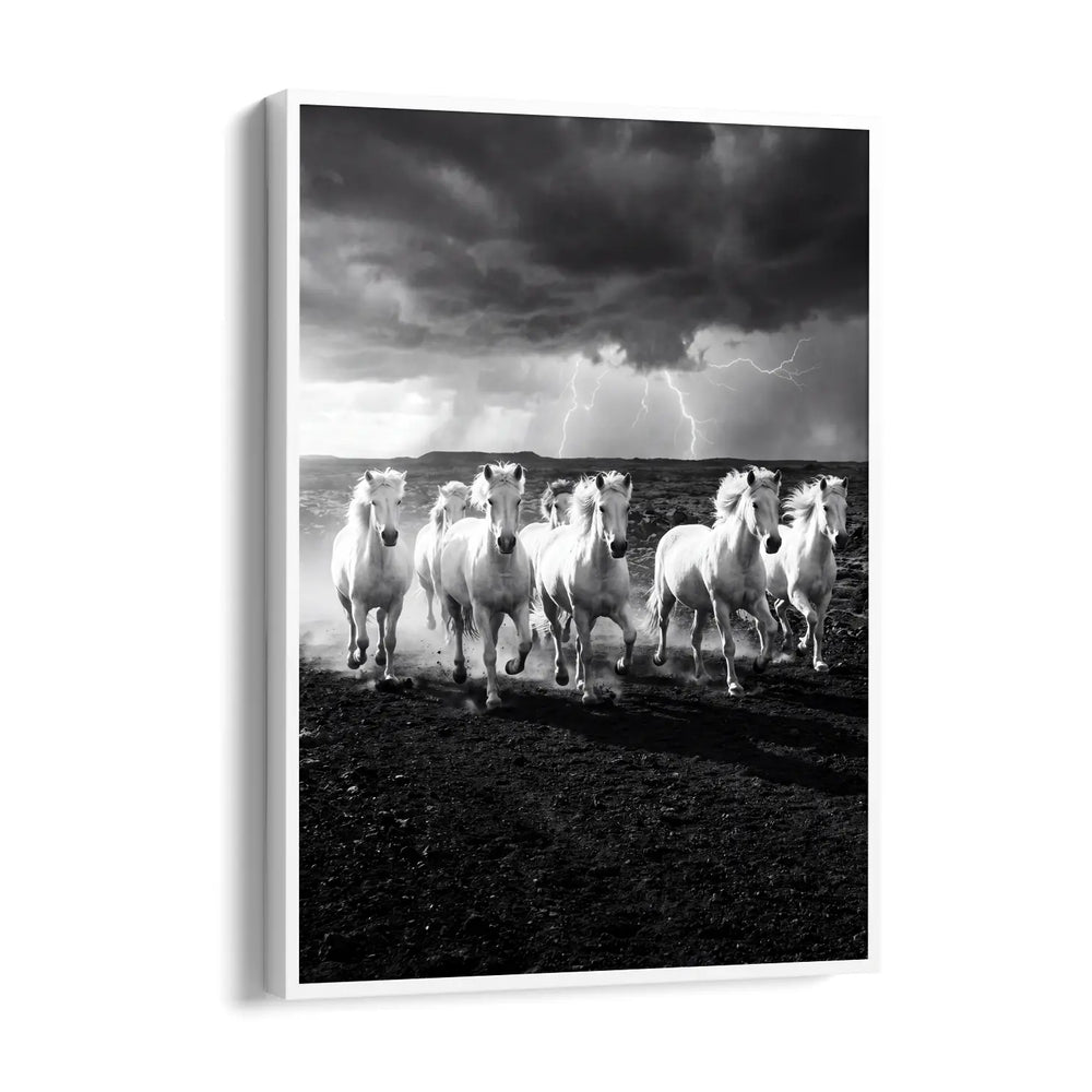 Stormborn Spirits — 7 Horses Wall Art