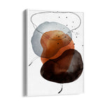 Terracotta Eclipse Balance - Abstract Modern Art