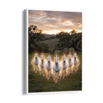 Divine Meadow Surge — 7 Horses Vastu Art