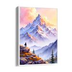 Summit of Quiet Courage - Landscape Modern Wall Art
