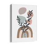 Boho Botanical Rainbow Harmony - Boho Modern Wall Art
