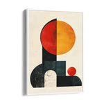 Dual Sun Monolith - Abstract Modern Art