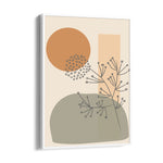 Boho Wildflower Abstract Balance - Boho Modern Wall Art