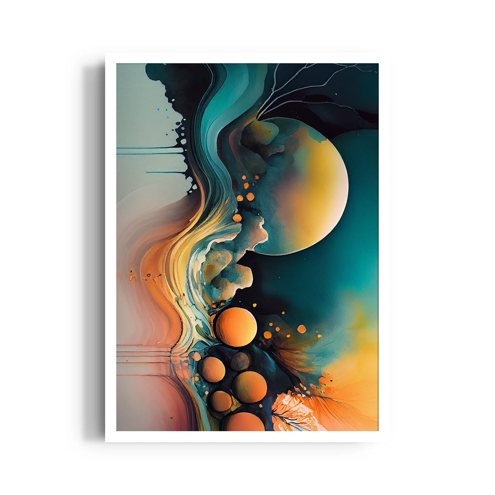 Celestial Tide Genesis - Abstract Modern Art