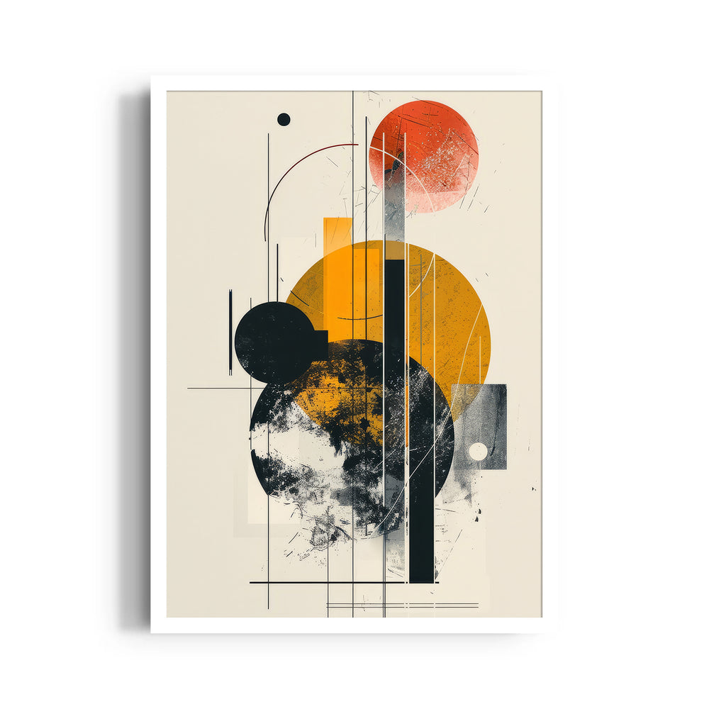 Solar Geometry Resonance - Abstract Modern Art