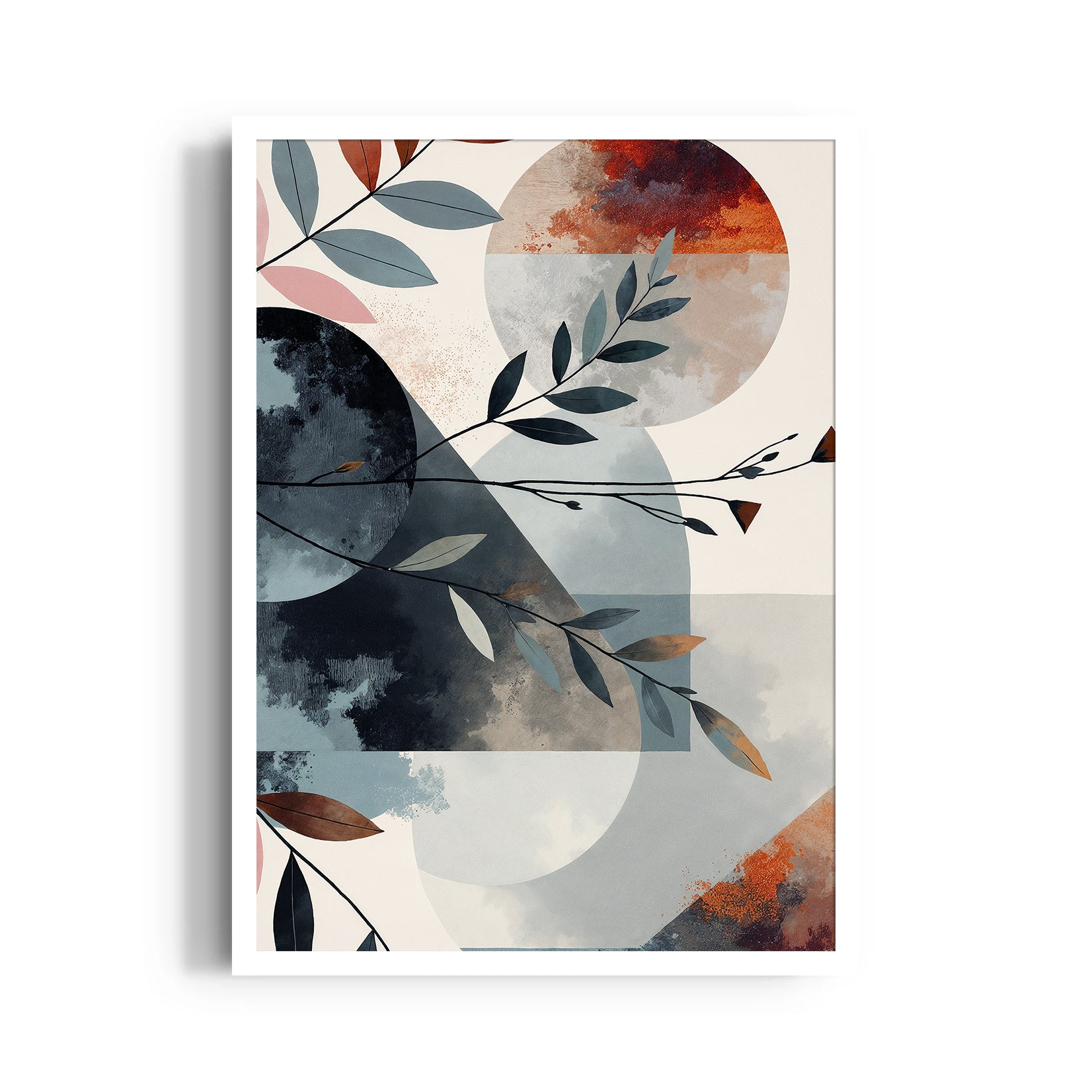 Midnight Horizon Botanica - Abstract Modern Art