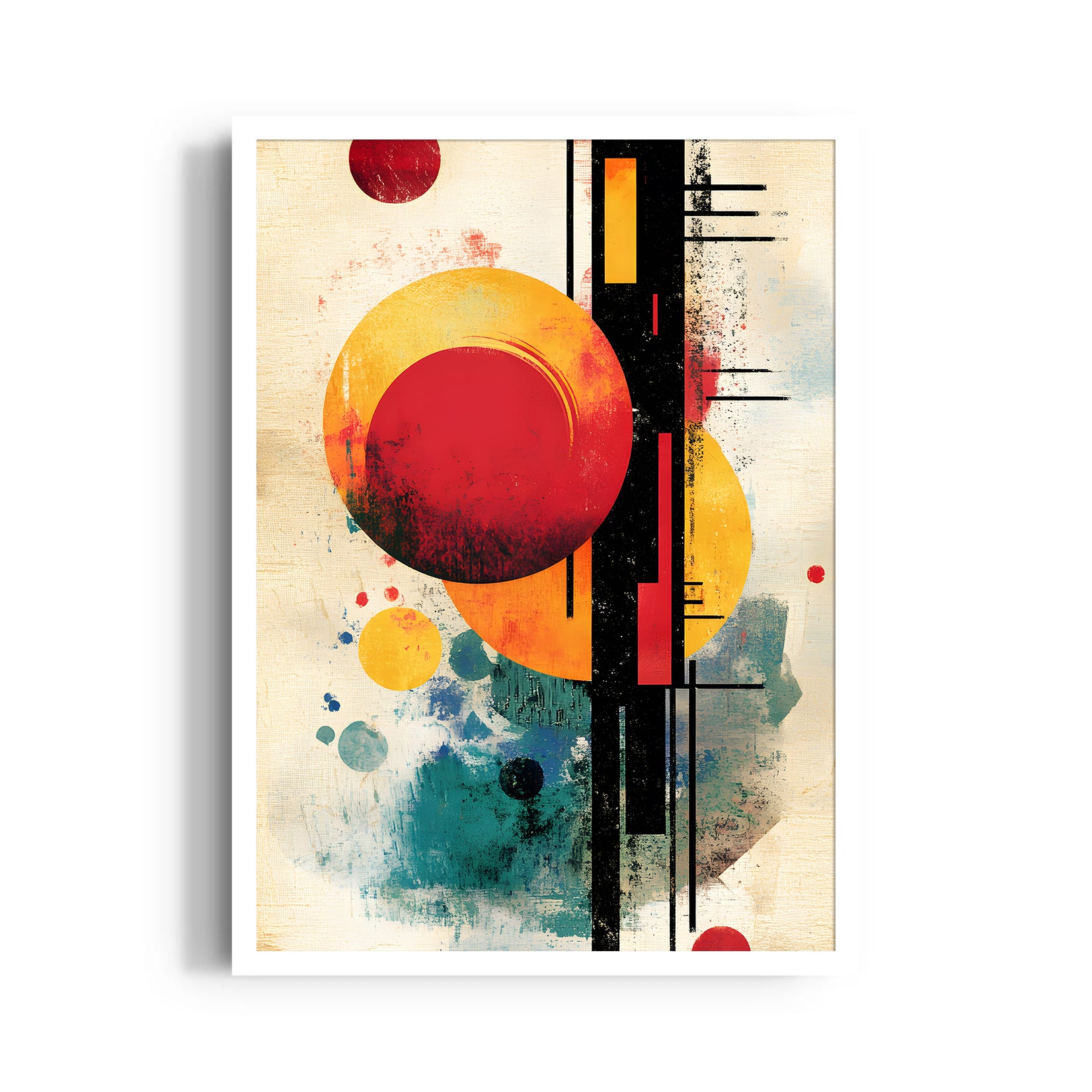 Radiant Axis Eclipse - Abstract Modern Art