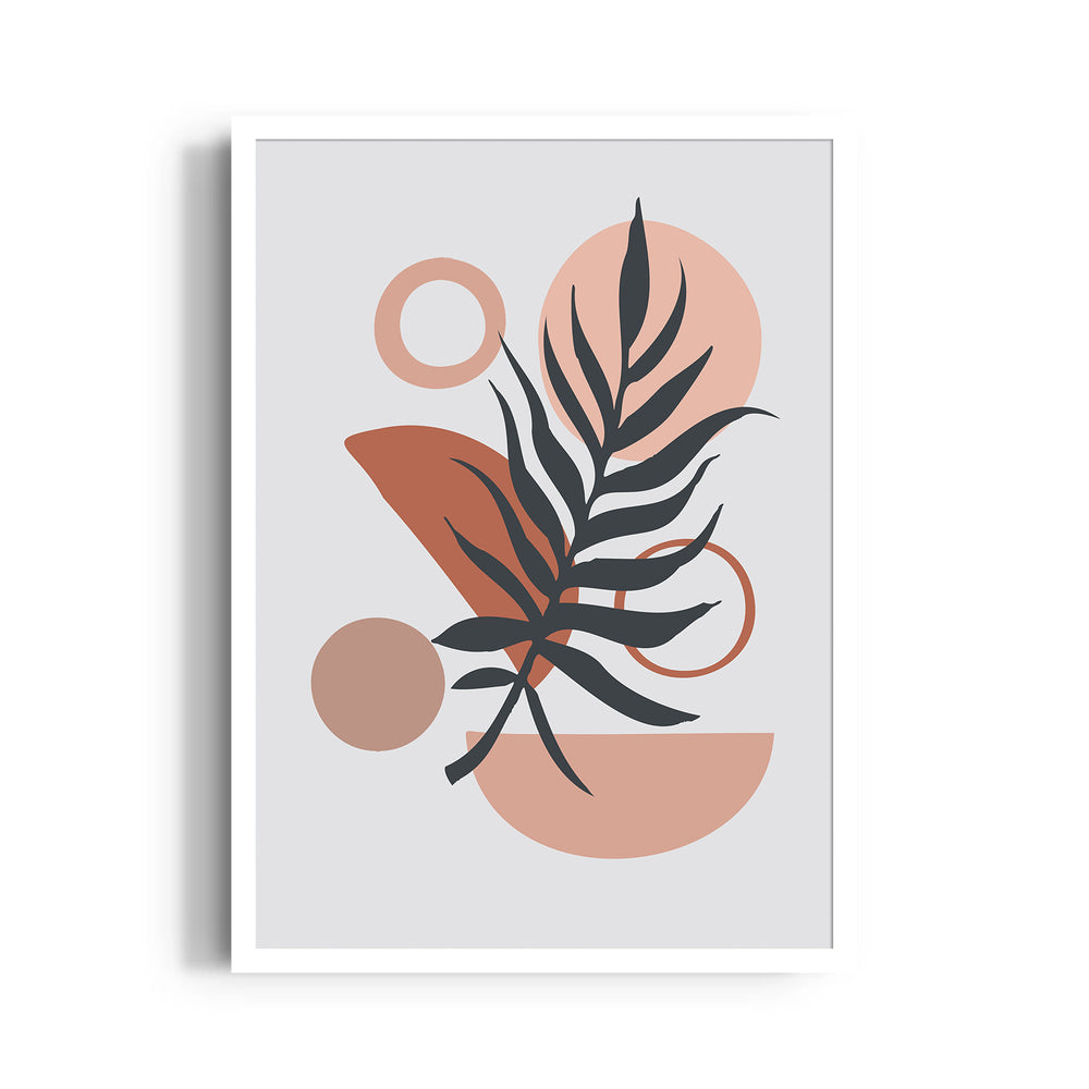 Boho Abstract Botanical Balance - Boho Modern Wall Art