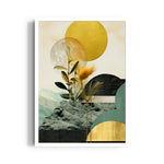 Golden Zenith Garden – Abstract Modern Art