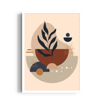 Abstract Botanical Balance - Boho Modern Wall Art