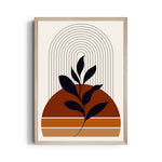 Boho Sunset Botanical Arch - Boho Modern Wall Art