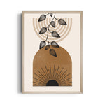 Boho Sunrise Botanical Arch – Boho Modern Wall Art