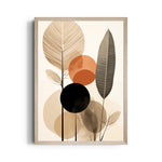 Boho Abstract Botanical Layers – Boho Modern Wall Art