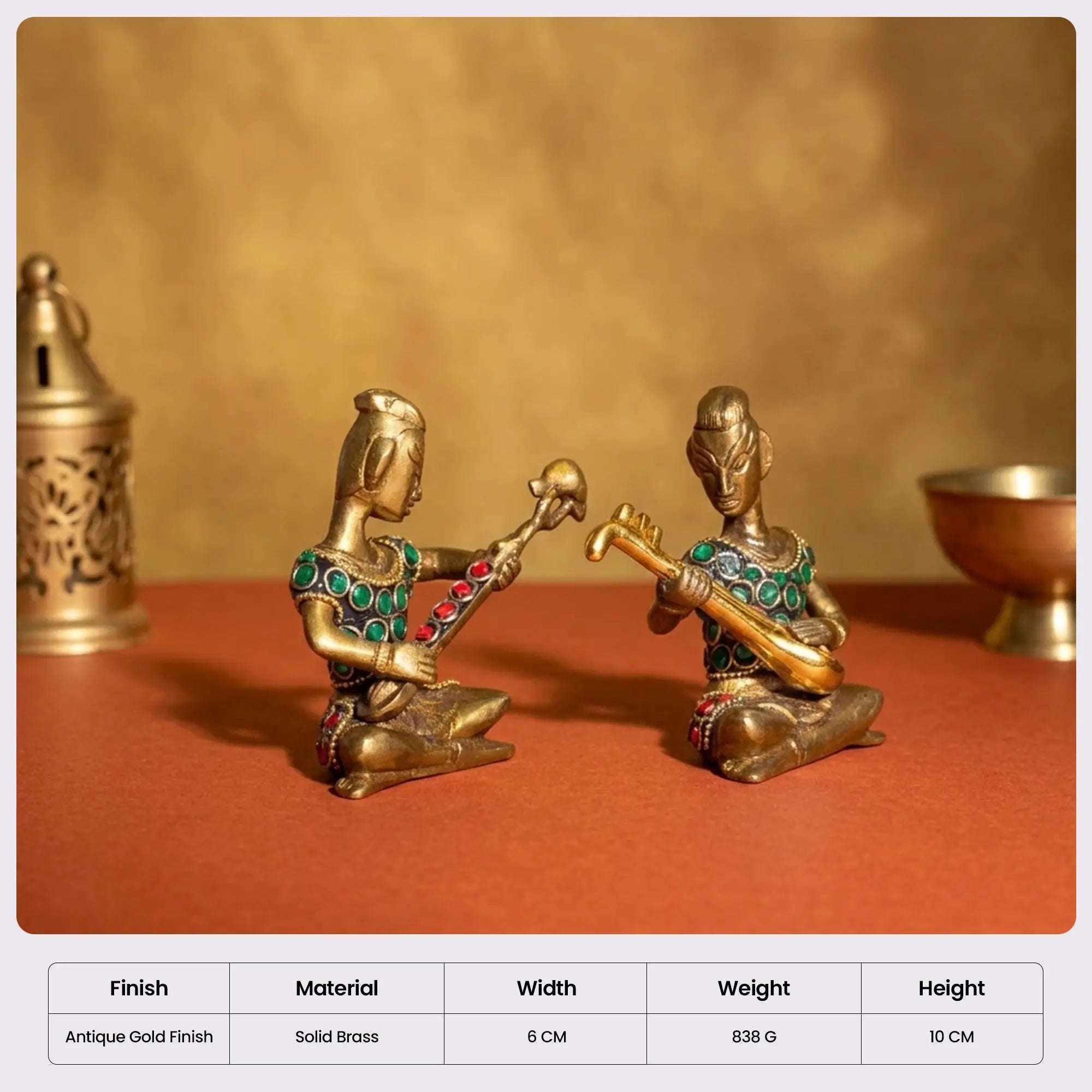 Brass Musical Duo with Sitar & Veena