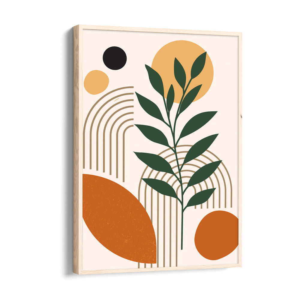 Boho Botanical Rainbow Composition - Boho Modern Wall Art