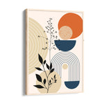 Abstract Boho Botanical Geometry - Boho Modern Wall Art