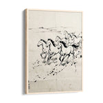 Ink Wash Heritage — 7 Horses Vastu Art