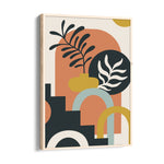 Sunset Arch Botanical Geometry - Abstract Modern Art - Pillow Fights