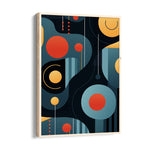 Neon Orbit Matrix - Abstract Modern Art