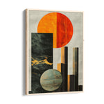 Solar Monolith Convergence - Abstract Modern Art