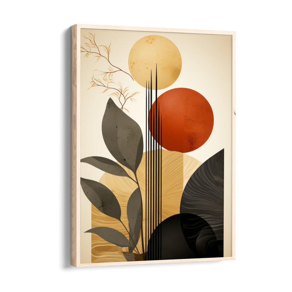 Crimson Sun Ascension - Abstract Modern Art