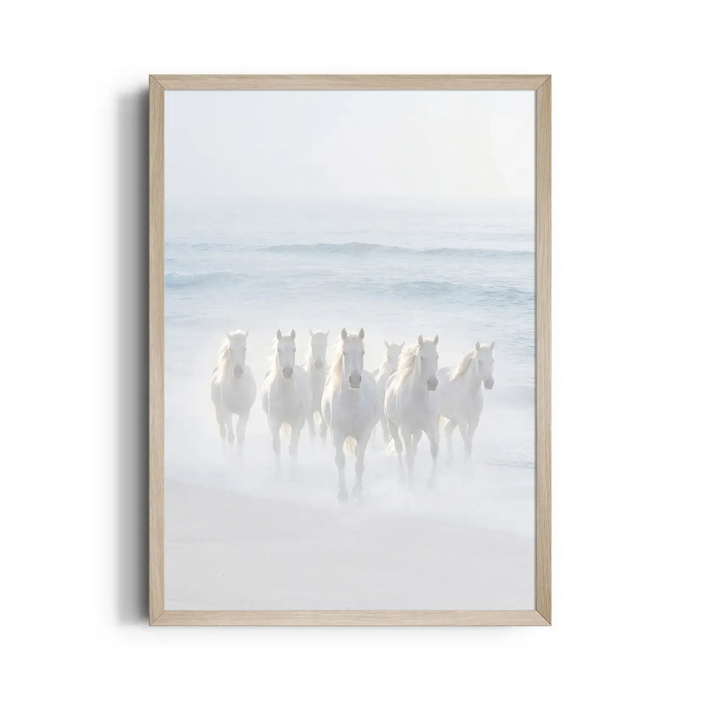 Oceanic Clarity — 7 Horses Vastu Art
