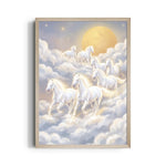 Stellar Cloud Runners — 7 Horses Vastu Art