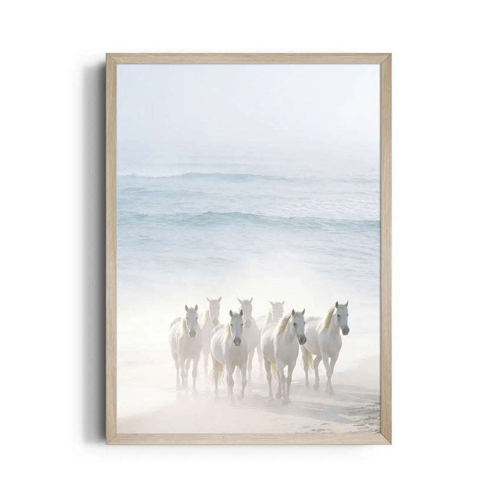 Ethereal Dawn — 7 Horses Vastu Art