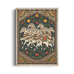 Kalamkari — 7 Horses Vastu Art