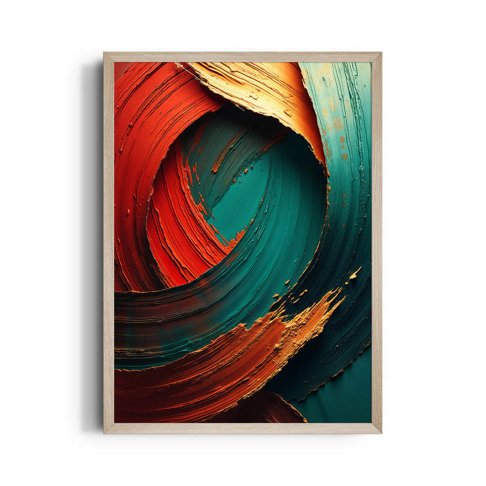 Vortex Ember Fusion - Abstract Modern Art