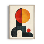 Dual Sun Monolith - Abstract Modern Art