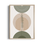 Boho Botanical Arch Harmony - Boho Modern Wall Art